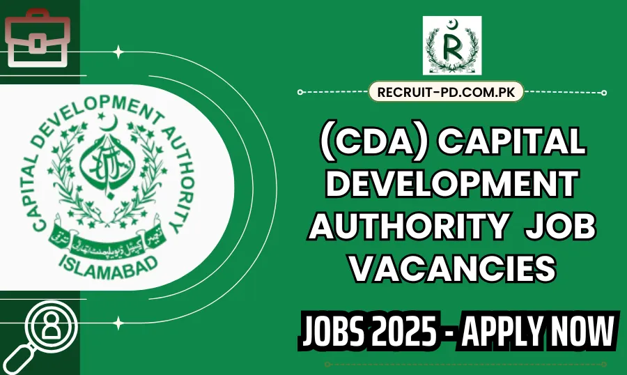 Capital Development Authority (CDA) House Job Trainees Jobs 2025 – Apply Now!