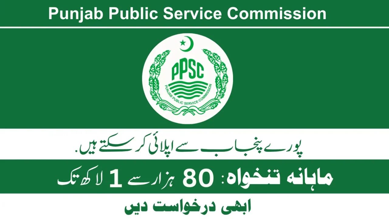 New Recruitment At Punjab Public Service Commission (PPSC) 2025