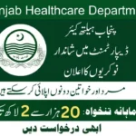 Primary & Secondary Healthcare Department Jobs 2025 For Consultant