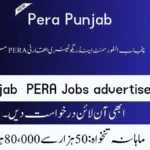 Job Opportunities At PERA 2025 Apply Online Through pera.punjab.gov.pk