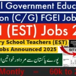 Federal Government Educational Institutions Jobs 2025 Apply Online