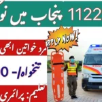 Punjab Emergency Service Rescue 1122 Jobs 2025 Apply Online