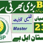 BISP Jobs 2025